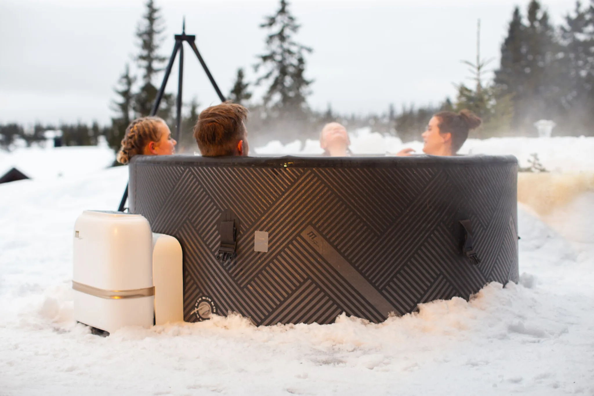 MSpa Whirlpool MONO ECO 2026 für 8 Personen XXL Outdoor Pool aufblasbar DWF F-MO082WE verbessert - ganzjährig nutzen - UVC Reinigung - APP Steuerung – Bild 5
