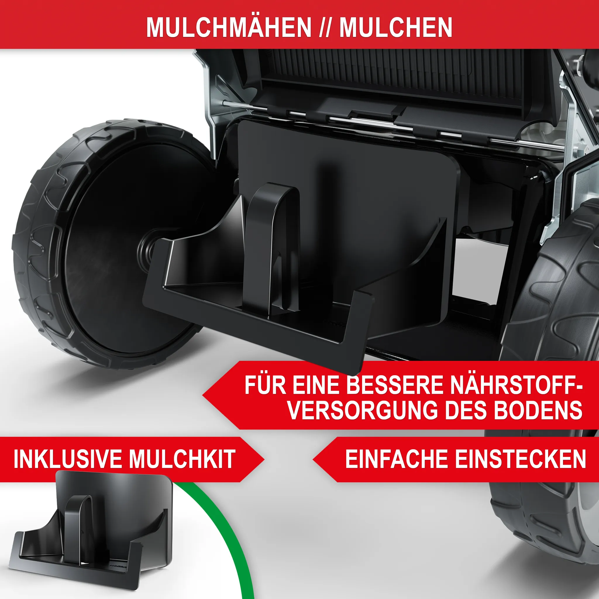 ONBEST TXC-3646 Rasenmäher Benzin | mit Antrieb | 46 cm Schnittbreite | 4,9 PS | Doppelmesser mit Sograd – Bild 5