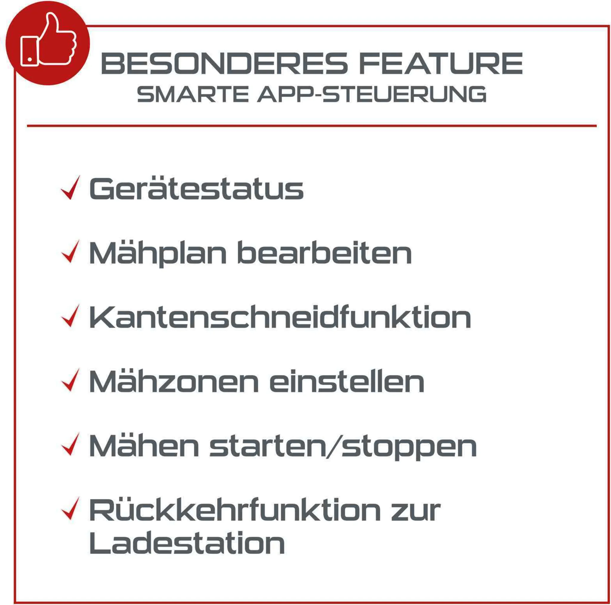 Practixx Mähroboter PX-RRM-600Wi bis zu 600 qm² | 18cm Schnittbreite | 20-60 mm Schnitthöhe | Regensensor | Kantenmähen | Wifi & BT | App-gesteuert – Bild 2