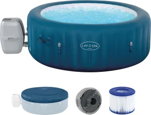 LAY-Z-SPA® WLAN-Whirlpool Milan AirJet Plus™ Ø 196 x 71 cm, rund