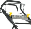 TEXAS Profi Rasenmäher Benzin mit Antrieb Radantrieb E-Start Hochgrasmäher ZT 5110TR/WE Zero Turn 3in1 schwenkbare Vorderachse | sehr wendig | 196cm³ – Bild 6