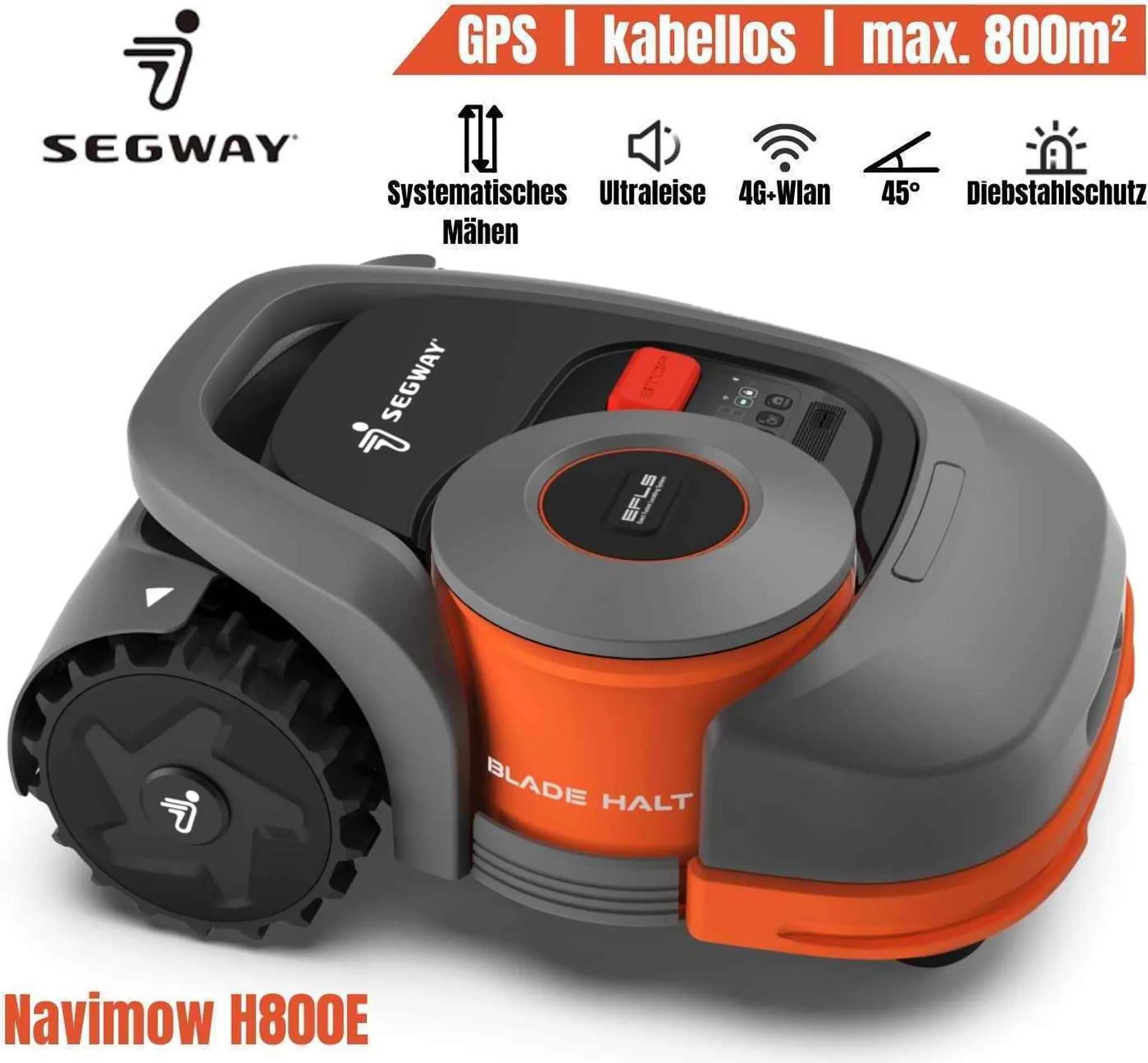 Segway Navimow H800E GPS/W-LAN Modell 2024 – Bild 3