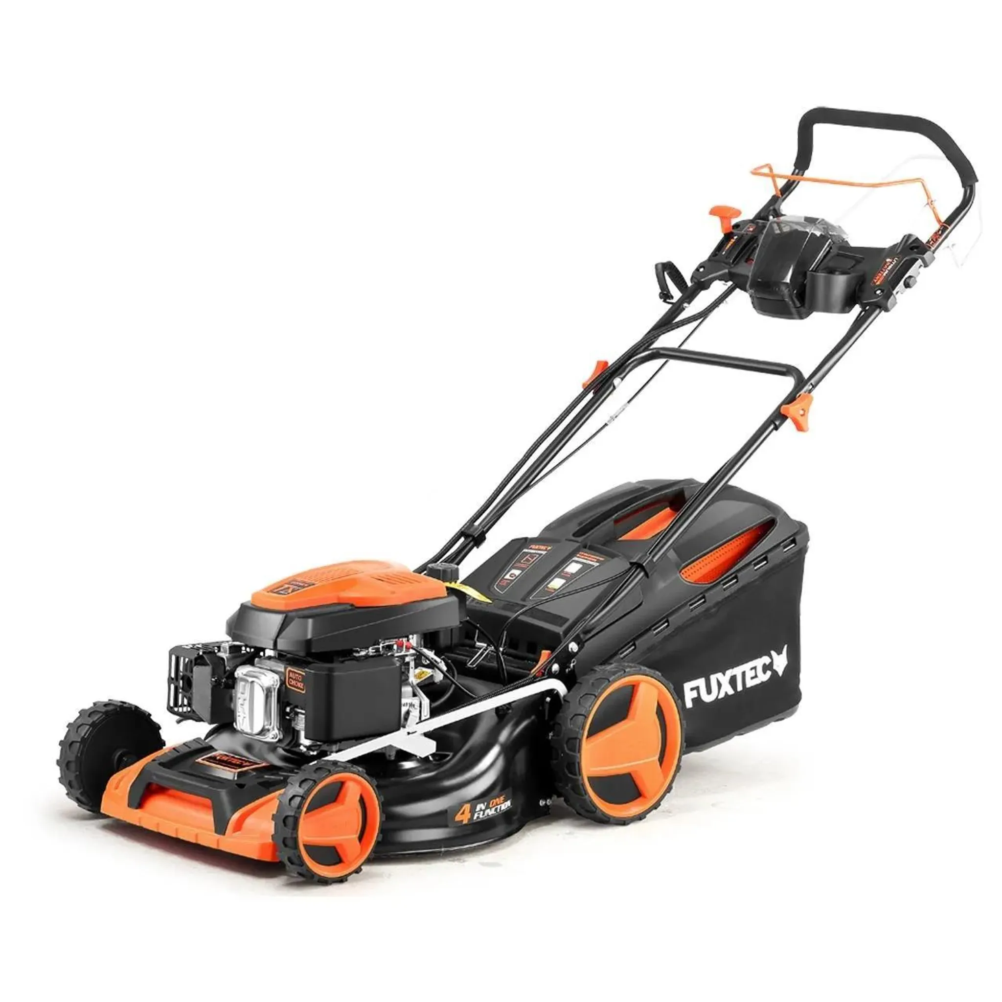 FUXTEC Benzin Rasenmäher FX-RM5196eSPRO - 196ccm | 51cm | 6PS | mit Antrieb + E-Start + FlexSpeed | 36kg | 60L | Seitenauswurf |ab 1001m² – Bild 8