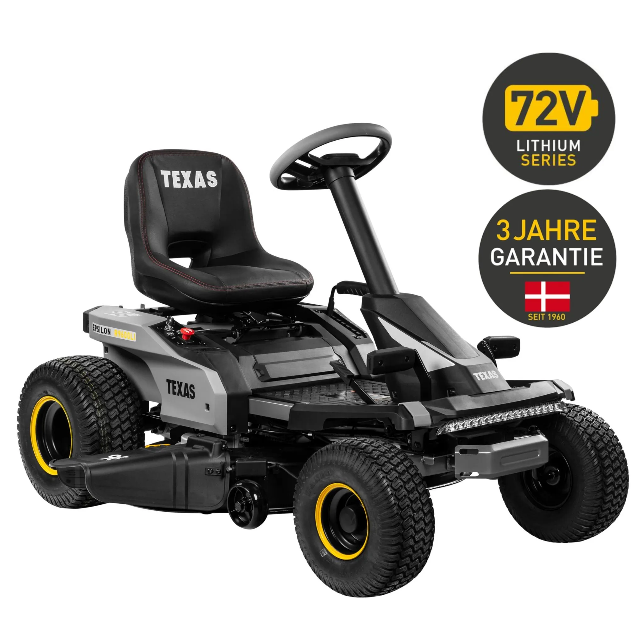 TEXAS Epsilon R9600Li Akku-Rasentraktor mit 96 cm Schnittbreite & 72V Power – Bild 2
