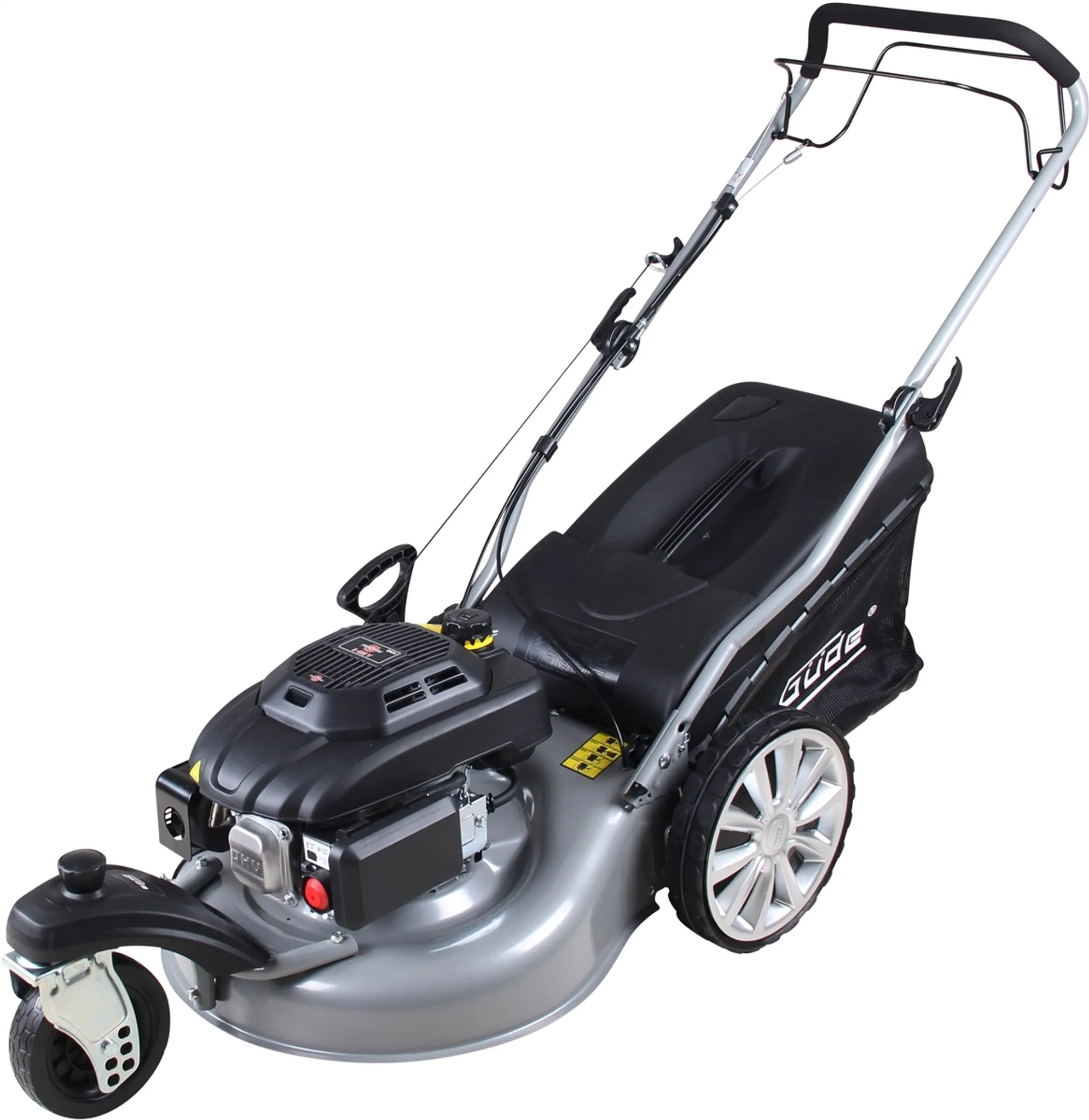GÜDE Rasenmäher Benzin mit Antrieb Trike Premium Big Wheeler Trike 515D 4in1 – Bild 8