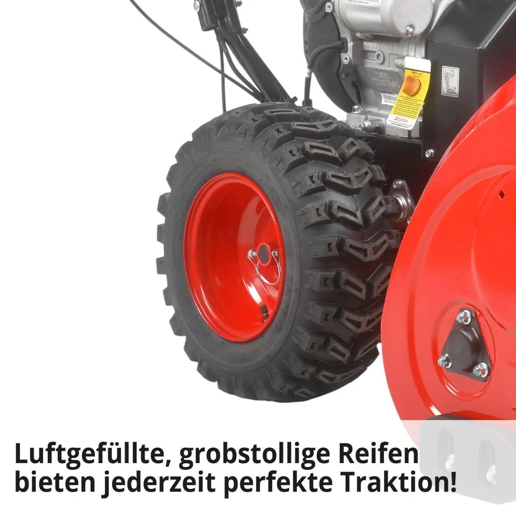 HECHT Schneefräse Benzin 9334 SQ | 87 cm Arbeitsbreite | 9,5 kW / 13 PS | Griffheizung | Elektrostarter | 51 cm Arbeitshöhe | LED – Bild 6