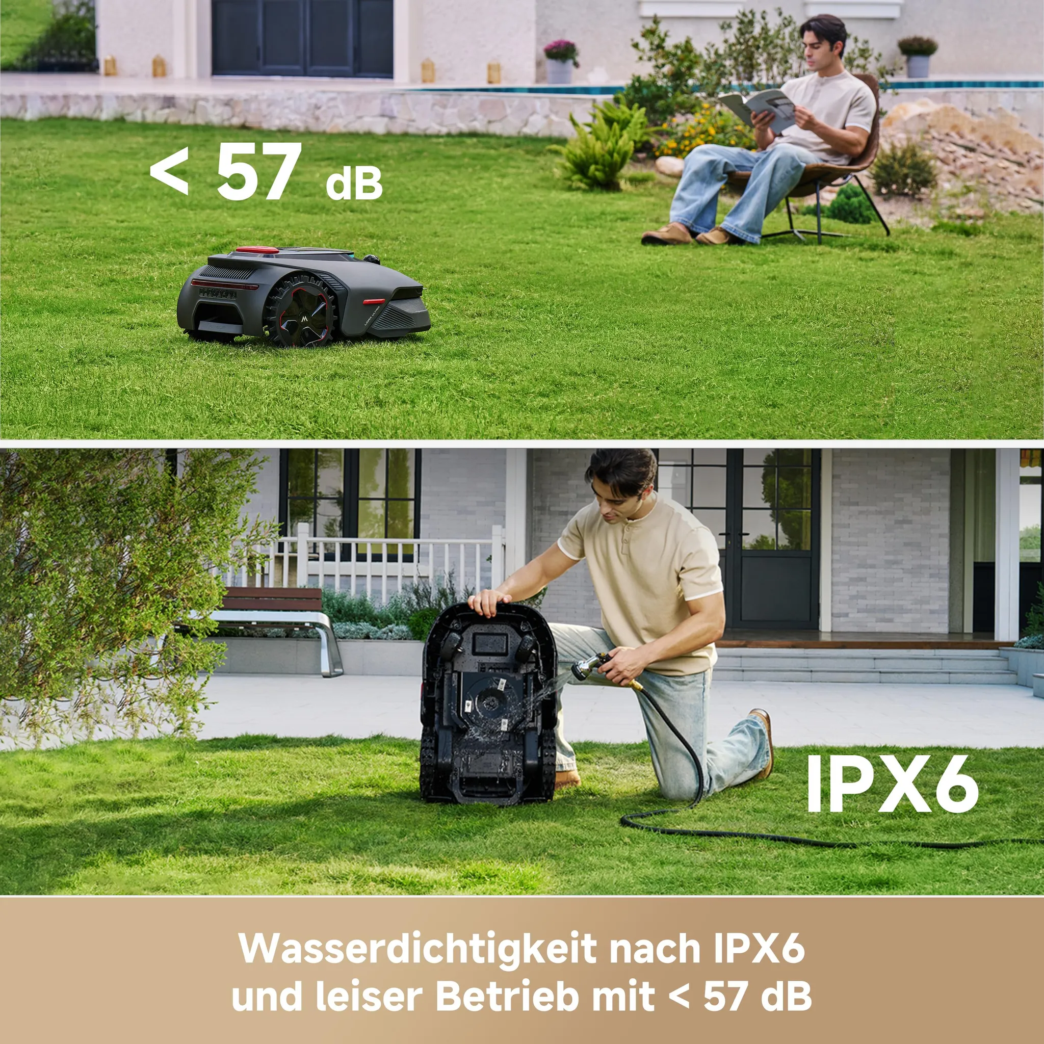 MOVA LiDAX Ultra 1200 Elektrorasenmäher Roboter Mähroboter – ohne RTK, 3D-LiDAR & AI Vision 360°, automatische Kartenerstellung, 5 cm Kantenschnitt – Bild 3