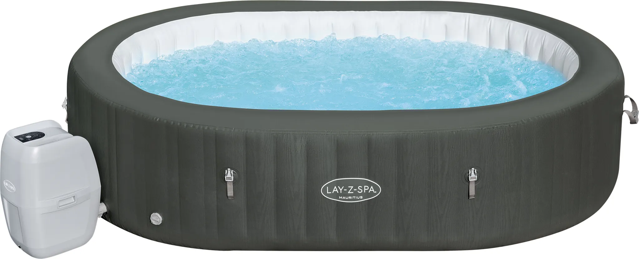 Bestway® LAY-Z-SPA® XXL WLAN-Whirlpool Mauritius AirJet™ 270 x 180 x 71 cm, oval – Bild 2