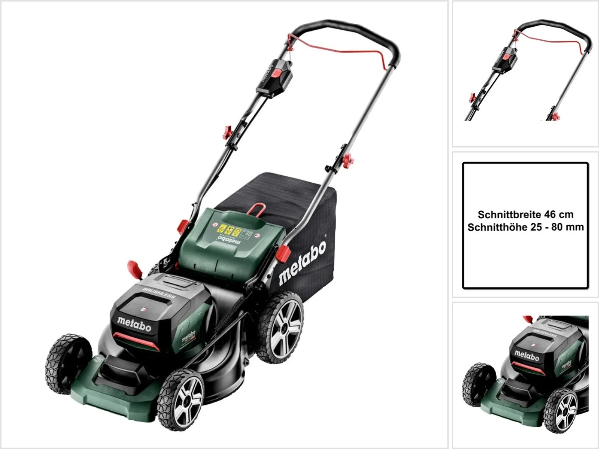 Metabo RM 36-18 LTX BL 46 solo Akku-Rasenmäher – Bild 2