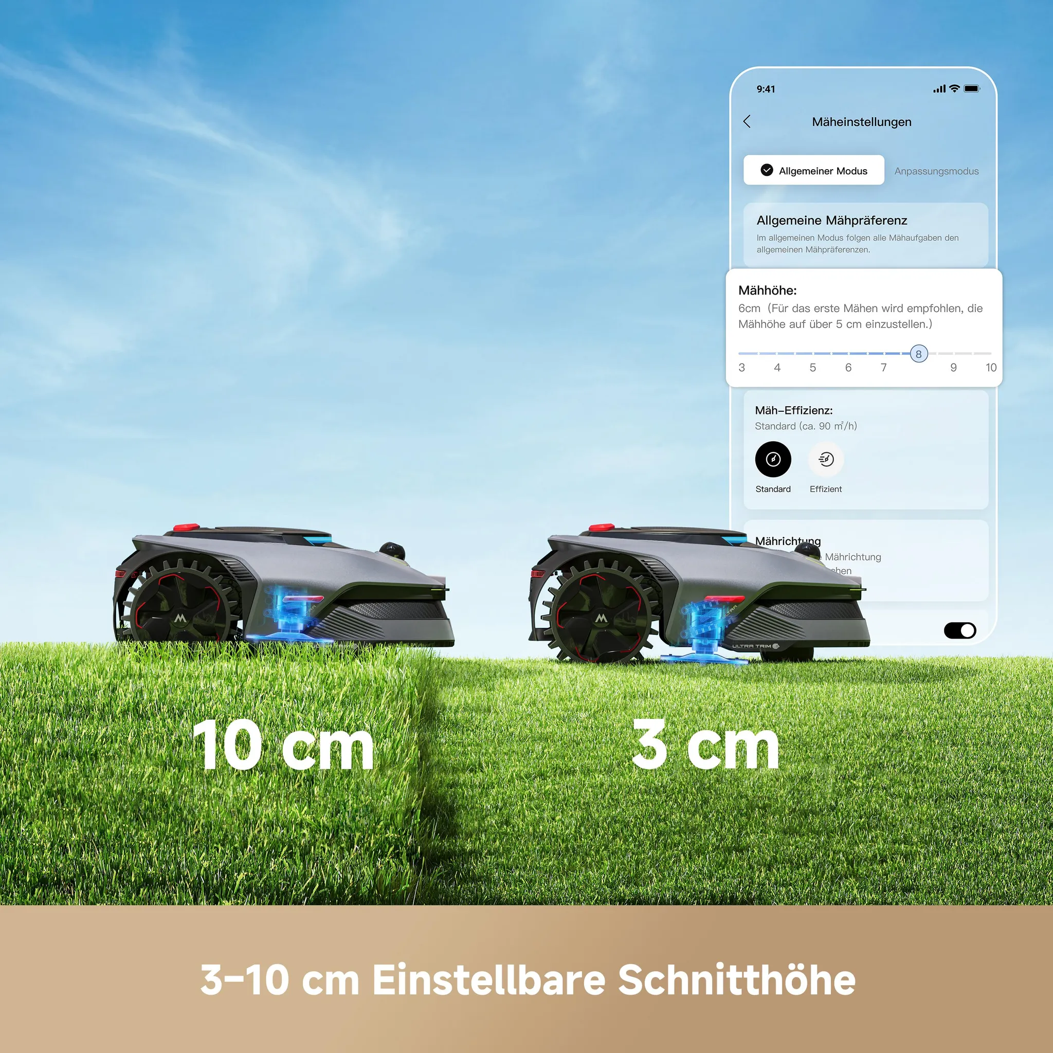 MOVA LiDAX Ultra 1200 Elektrorasenmäher Roboter Mähroboter – ohne RTK, 3D-LiDAR & AI Vision 360°, automatische Kartenerstellung, 5 cm Kantenschnitt – Bild 7