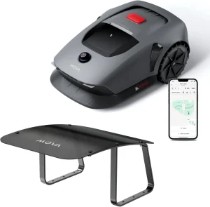 MOVA 600 Kit+Rasenmäher-Garage Combo, UltraView™ kabellose Einrichtung & genaue Kartierung bis 600 m², Smarte Hindernisvermeidung, Leiser Betrieb