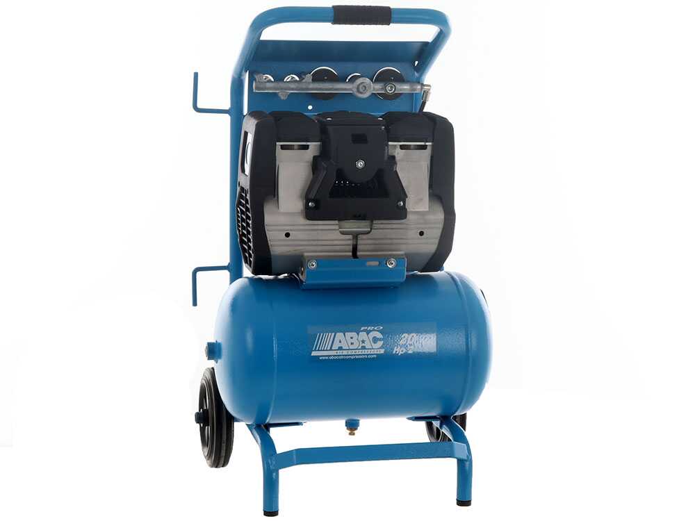 ABAC HOCKENHEIM OS20P - Schallgedämpfter, ölfreier, einphasiger elektrischer Luftkompressor - Motor 2 PS - 20 l – Bild 2
