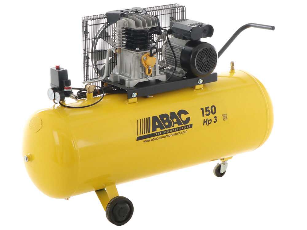 ABAC LINE B26B/150 CM3 - Einphasiger elektrischer Luftkompressor mit Riemenantrieb - Motor 3 HP - 150 Liter – Bild 2