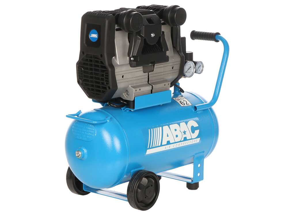 ABAC POLE POSITION QUIETE OS20 - Elektrischer Einphasen-Luftkompressor, leise - Öl-frei - Motor 2 PS - 24 lt – Bild 2