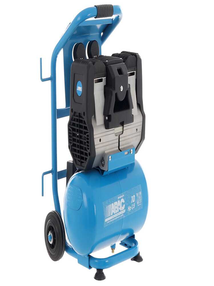 ABAC SILVERSTONE OS15P - Schallgedämpfter, ölfreier, einphasiger elektrischer Luftkompressor - Motor 1,5 PS - 10 l – Bild 2
