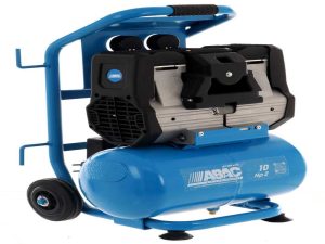 ABAC SILVERSTONE OS20P - Schallgedämpfter, ölfreier, einphasiger elektrischer Luftkompressor - Motor 2 PS - 10 l