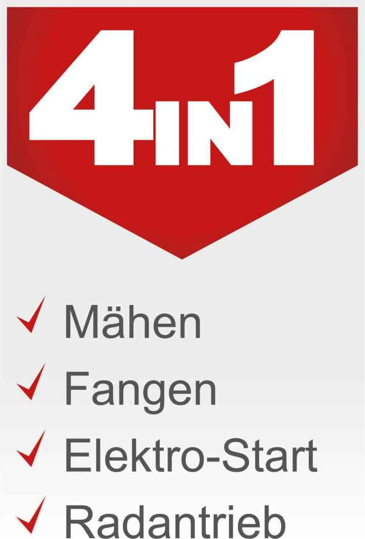 Scheppach Benzin Aufsitzmäher MR224-61 | 6,8PS | Schnittbreite 61cm | 5-Fach Höhenverstellung | E-Start | 150 L | 4X Vorwärts / 1xRückwärtsgang – Bild 5