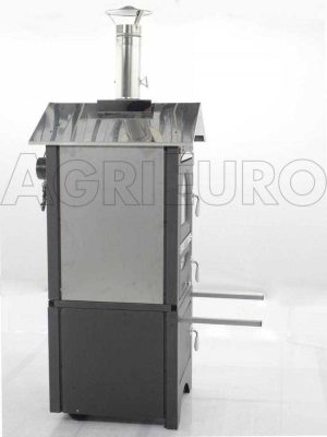 AgriEuro Minimus 50 EXT - Holzbackofen für draußen - mit Lüftungssystem