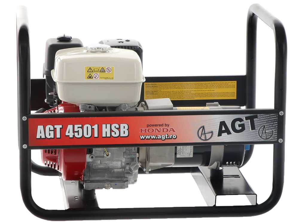 AGT 4501 HSB - Benzin-Stromerzeuger 4.5 kW - Dauerleistung 4.1 kW - 230V – Bild 2