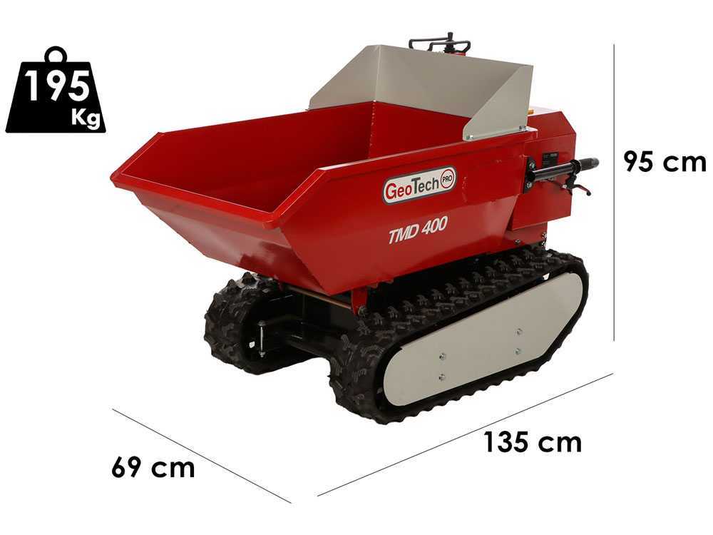 Akku Mini Raupendumper GeoTech-Pro TMD 400 - Dumper 400Kg