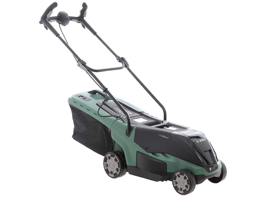 Akku Rasenmäher mit Lithium-Batterie 4Ah BOSCH UniversalRotak 36-550 - Fangsack – Bild 2