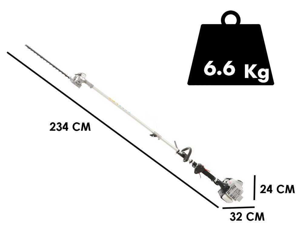 AL-KO BC 260 - MT Multifunktions-Freischneider mit Heckenschere und Hochentaster - mit 26 ccm-Motor – Bild 2