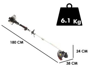 AL-KO BC 260 - MT Multifunktions-Freischneider mit Heckenschere und Hochentaster - mit 26 ccm-Motor