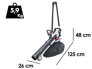 AL-KO Energy Flex LBV 4090 - Akku-Laubsauger/-bläser - 36V/5Ah
