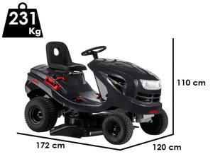 AL-KO T18-111.4 HDS-A V2 - Rasentraktor - Hydrostatgetriebe - Seitenauswurf