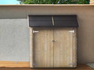 Alce Ambrogio 155x85 – Gerätehaus aus Holz – Pultdach – 155×85×165 cm
