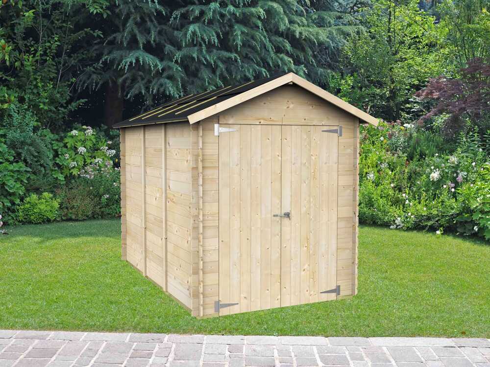 Alce Fiamma 178x273 – Gerätehaus aus Holz – 178x273x226 cm – Bild 2