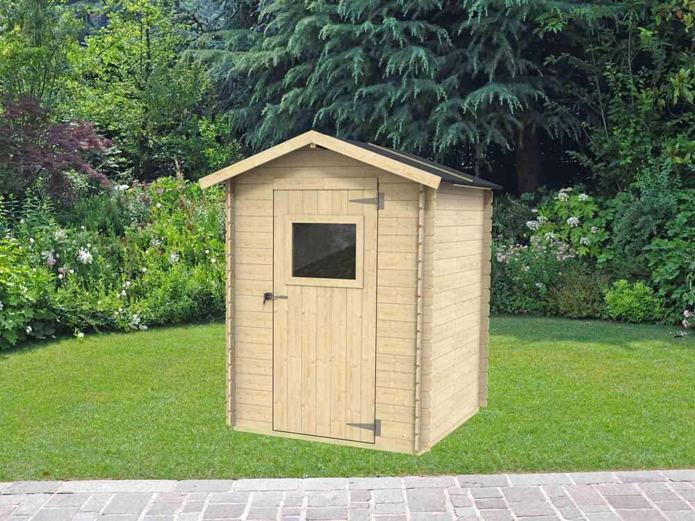 Alce Flavia 146x130 – Gartenhaus aus Holz – Mit Frontfenster – 146x130x194 cm – Bild 2