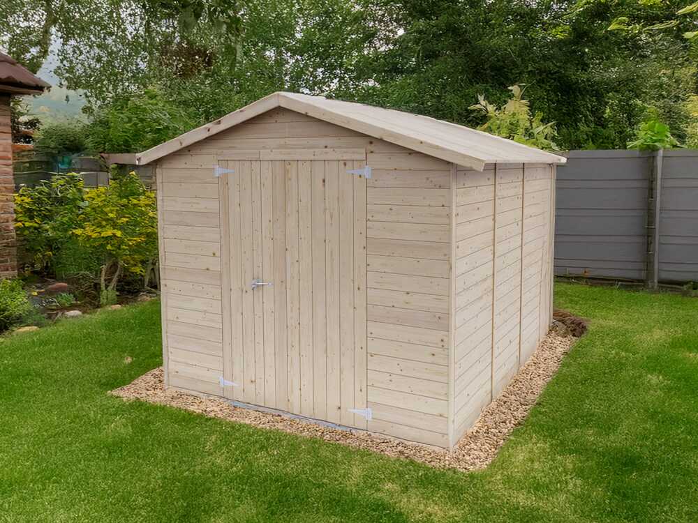 Alce Stefy 238x305 – Gartenhaus aus Holz – 238x305x220 cm – Bild 2
