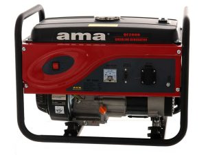 AMA QF2000 - Leiser Benzin-Stromerzeuger mit AVR-Regelung 2.2 kW - Dauerleistung 2 kW - 230V
