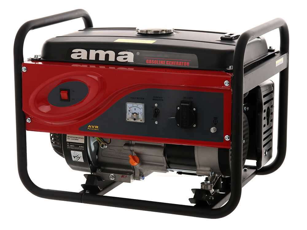 AMA QF2500 - Leiser Benzin-Stromerzeuger mit AVR-Regelung 2.8 kW - Dauerleistung 2.6 kW - 230V – Bild 2