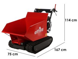 Attila ATT 500 D-L - Raupenschubkarre - Ladekapazität 500kg
