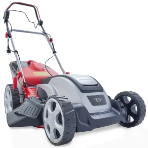 HECHT Rasenmäher Elektro mit Antrieb 1803 S | 5in1 | 46 cm Schnittbreite | 1800 W | 60 L Fangkorb | Mulchkit | Stahlgehäuse