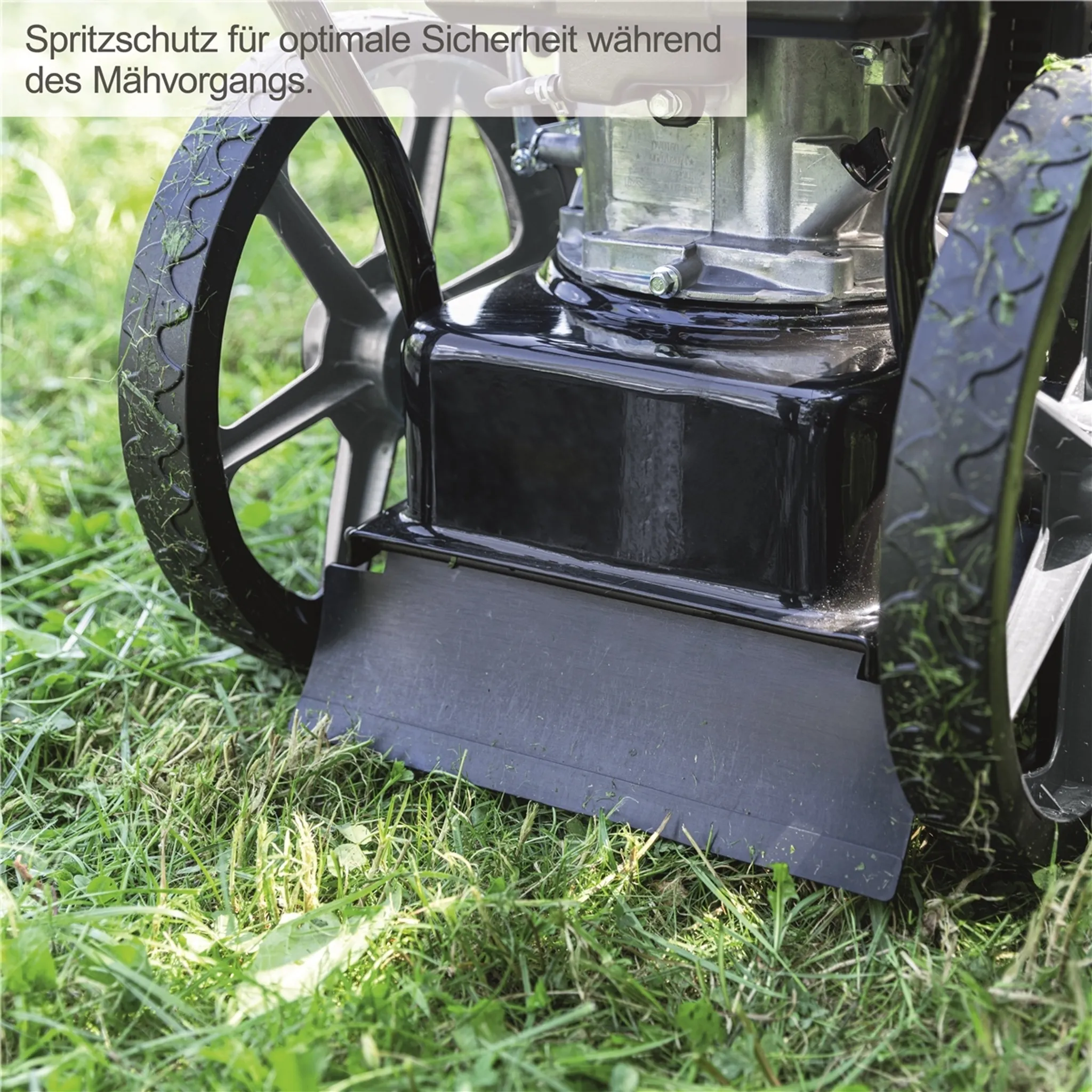 Scheppach Wiesenmäher HMP161-56B, 56 cm Schnittbreite, 4,1 PS, Benzin, Hochgrasmäher für unwegsames Gelände – Bild 7