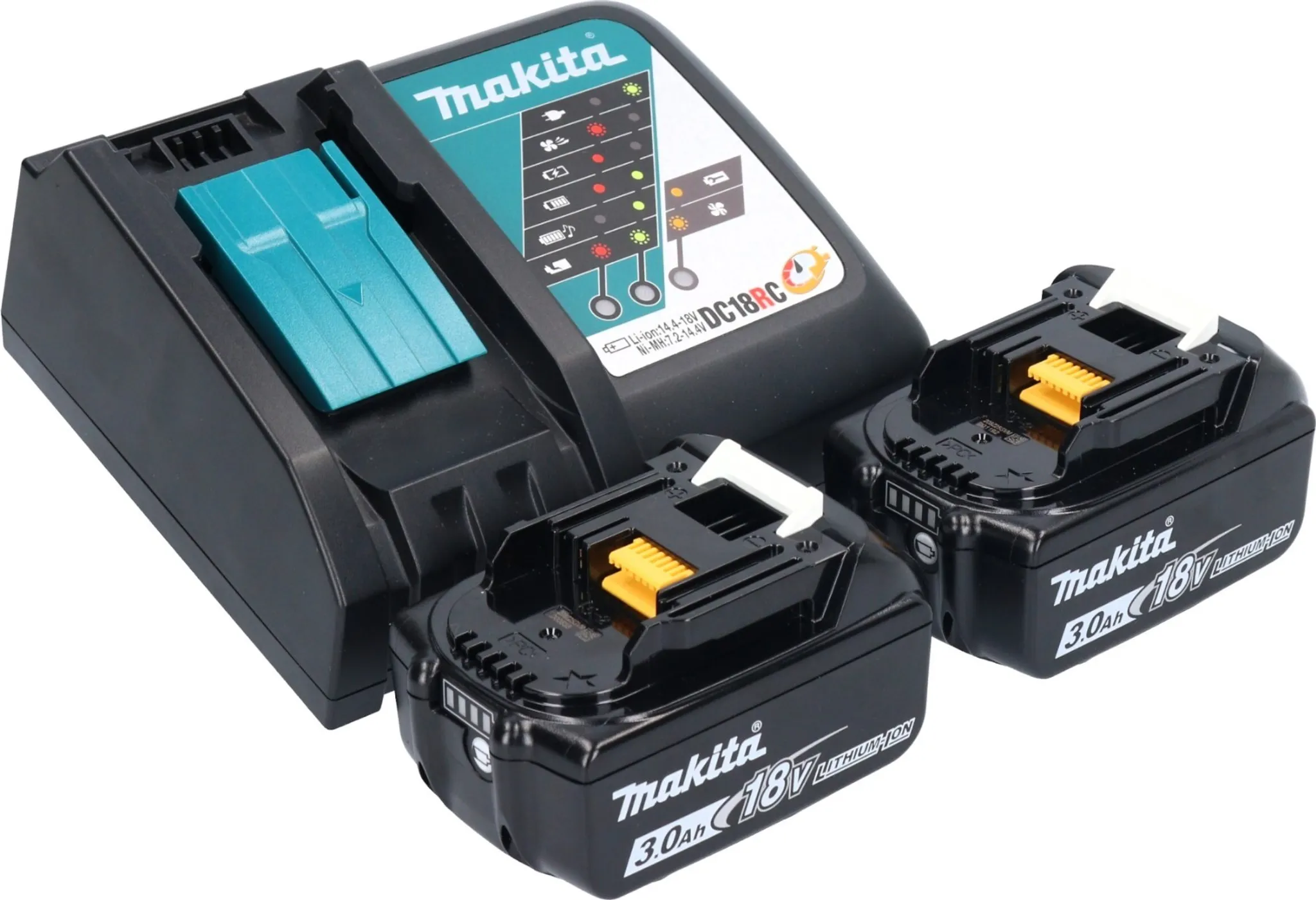 Makita DUN 461 WRF2 Akku Heckenschneider 18 V 46 cm + 2x Akku 3,0 Ah + Ladegerät – Bild 3