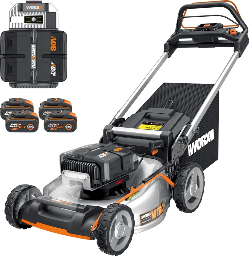 WORX WG761E Nitro Akku Rasenmäher 80V – Leistungsstark und Effizient – Bild 2