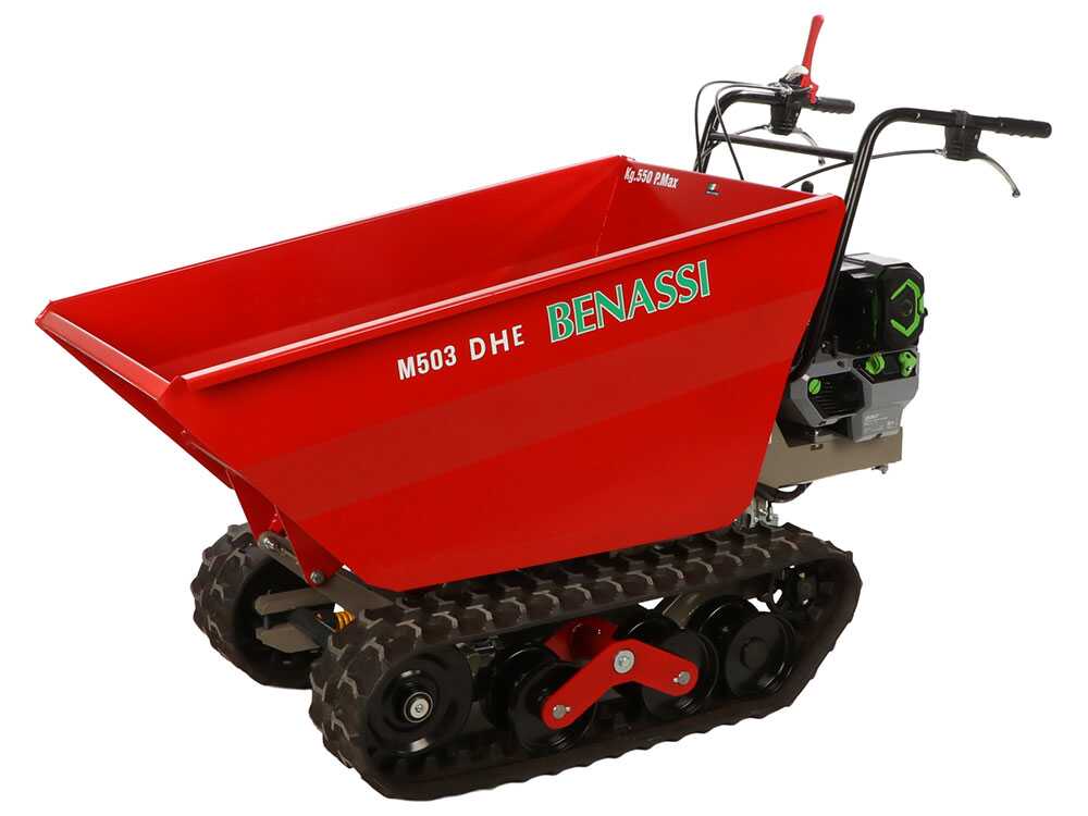 Benassi M503E DH - Akku-Raupendumper mit EGO-Motor - 56V 12Ah - mit hydraulischem Kippsystem – Bild 2