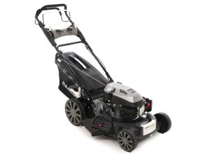 Benzinrasenmäher mit Radantrieb Blackstone SP530 Deluxe. Auffangen, Mulchen, Seitenauswurf, Heckauswurf