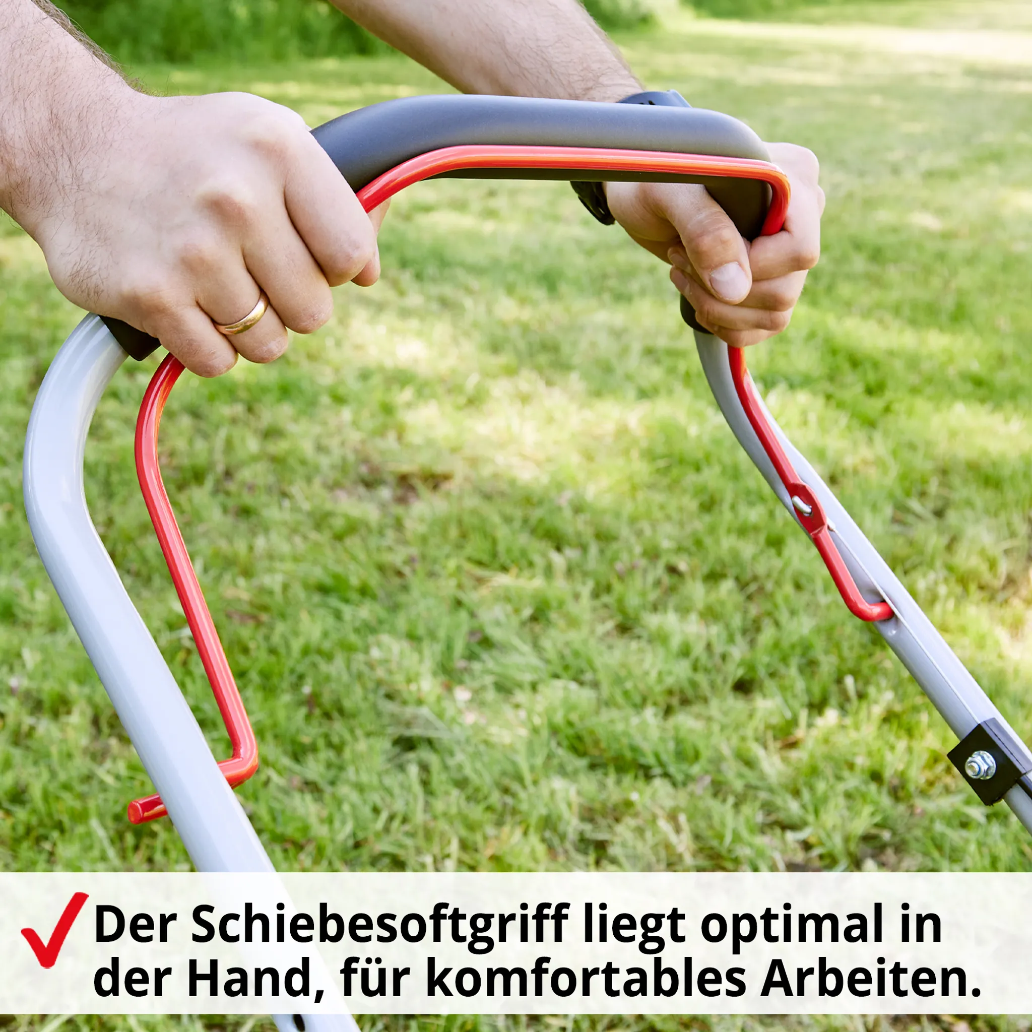 HECHT 5511 Mulchmäher Benzin | 51 cm Schnittbreite | Stahlgehäuse | 5 PS | Seitenauswurf | 5-fache Schnitthöhenverstellung – Bild 4