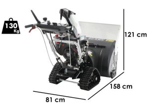 BlackStone B-ST 76 BSTE - Benzin-Schneefräse - Raupenantrieb - B&S 1450 Snow