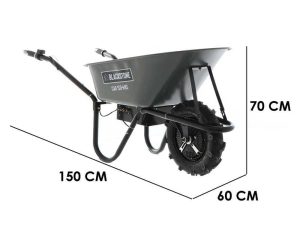 Blackstone CAR 150-M85 - Akku-Schubkarre - Akku 24V/12Ah