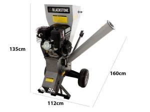 BlackStone CSB 150 BS  - Häcksler - Benzinmotor Briggs & Stratton 13.5 PS