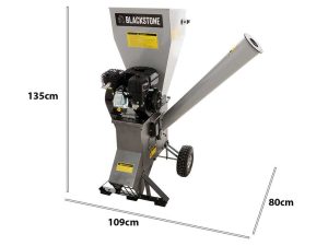 BlackStone CSB70B - Benzin Häcksler  - Benzinmotor Briggs & Stratton 6.5 PS