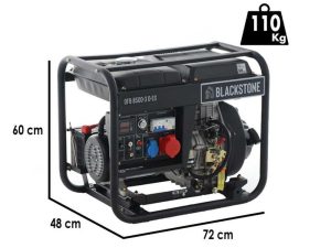 Blackstone OFB 8500-3 D-ES - Diesel-Stromerzeuger mit AVR-Regelung 6.3 kW - Dauerleistung 6 kW - 400V