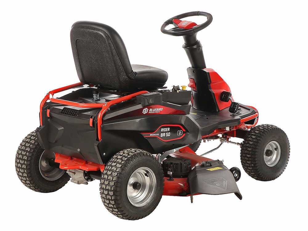 Blue Bird BR SD 98 - Akku-Rasentraktor 48V/75Ah - Schnittbreite 98cm – Bild 2