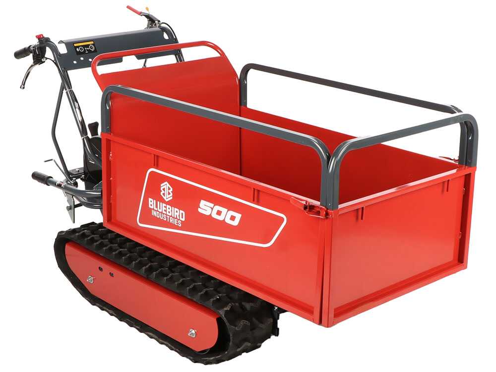Blue Bird Carrier 500 - Ausziehbare Raupenschubkarre - Tragfähigkeit 500 Kg – Bild 2